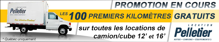 Promotion en cours - 100 premiers kilomètres gratuits